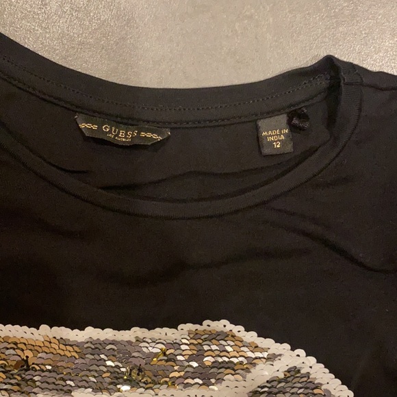 EUC Guess girls long sleeve top size 12 - Picture 2 of 5